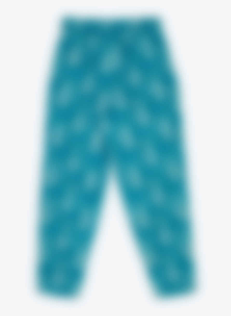 Lowie Aqua Ikat Peg Leg Trousers