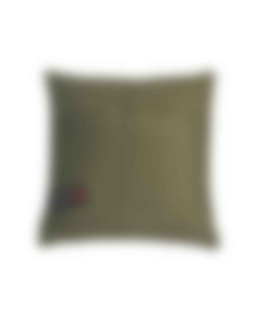 Colmore Toucan Cushion Green Velvet