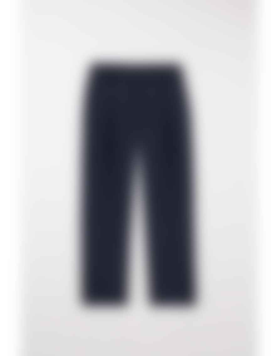 Luisa Cerano Luisa Cerano Straight Leg Single Pleat Crop Twill Trousers Size: 8, Co