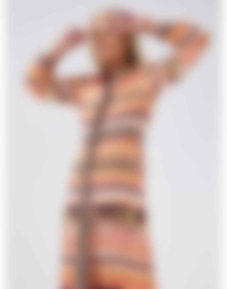 Hayley Menzies Hayley Menzies Dancing Girls Long Sleeve Silk Maxi Shirt Dress Col: Or