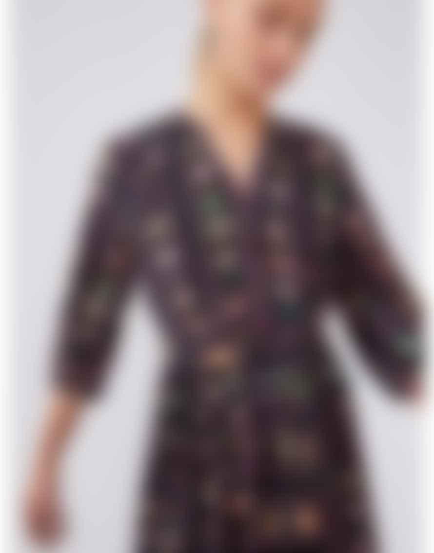 Hayley Menzies Hayley Menzies Esmeralda Crop Sleeve Tie Waist Maxi Dress Size: L, Col