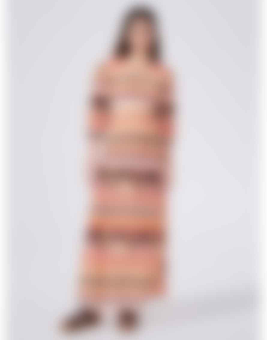 Hayley Menzies Hayley Menzies Dancing Girls A-line Silk Midi Skirt Col: Orange/pink,