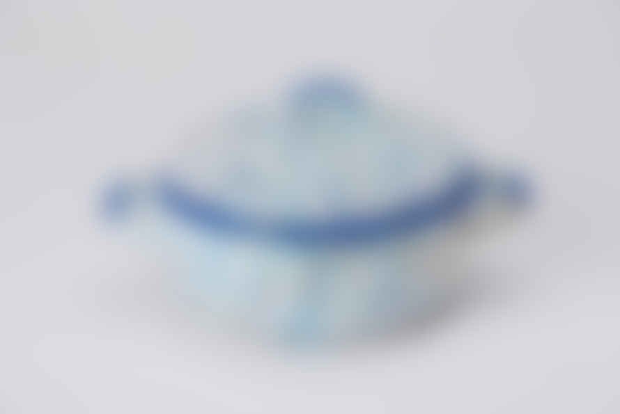 Kapka Blue Confetti Casserole Pot