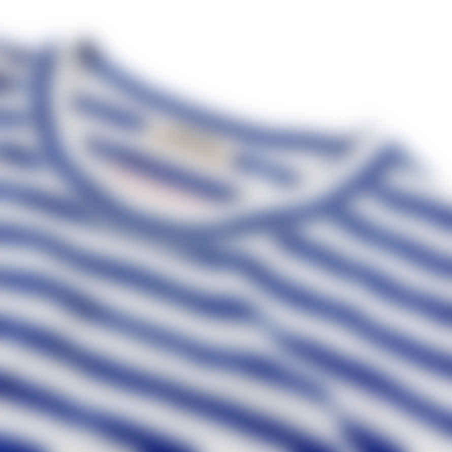 Loreak Mendian Arraun Stripe T-shirt Off White/ink