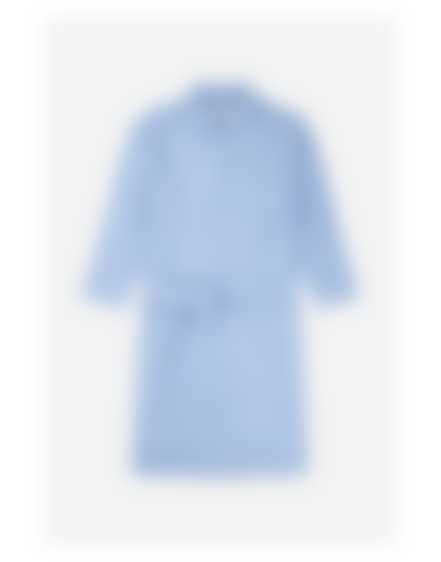 Munthe Munthe Masseila Floral Back Striped Shirt Dress Col: Blue/cream Multi,