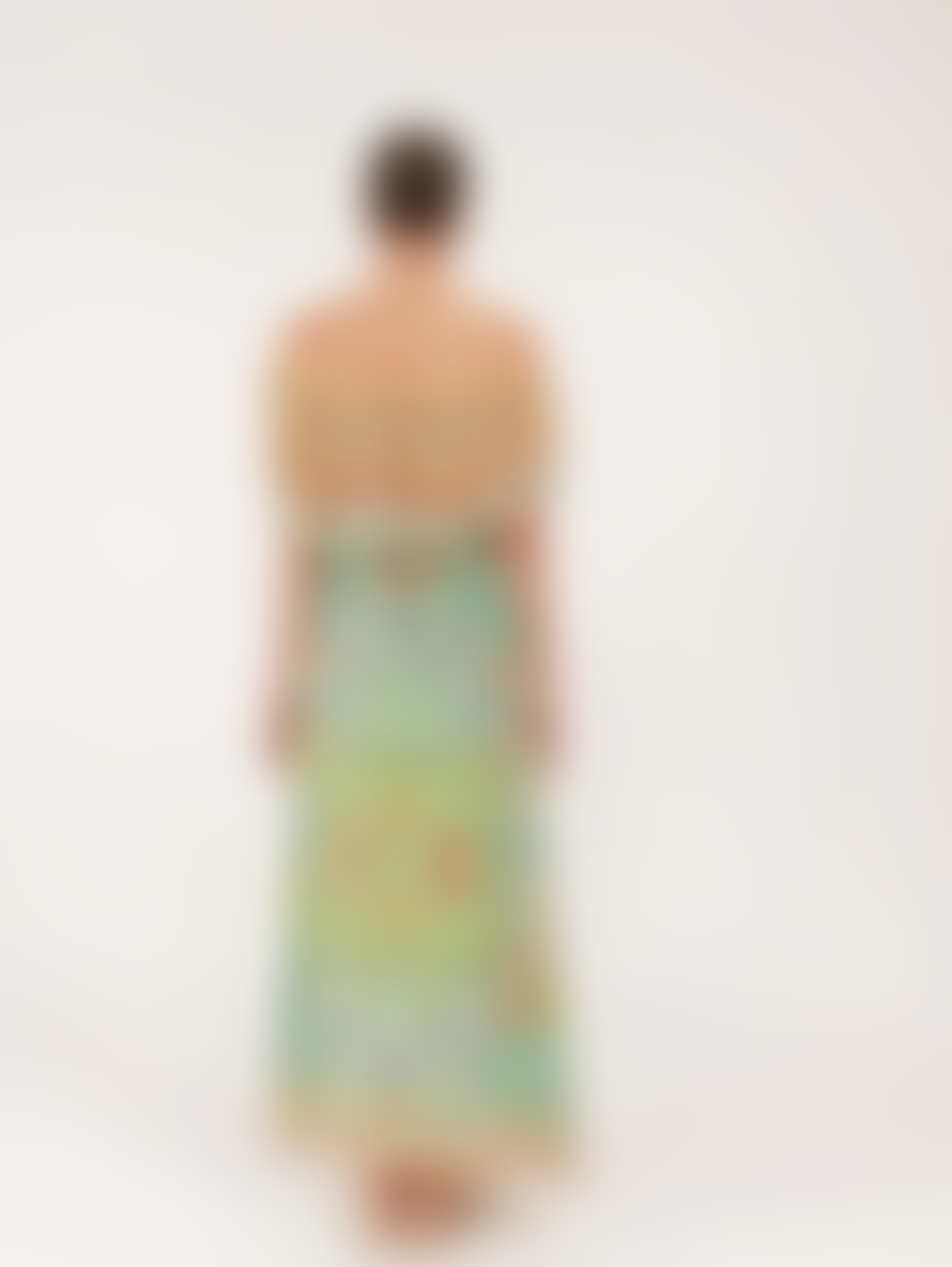 Inoa Capri Ladybell Off The Shoulder Maxi Dress With Crystals