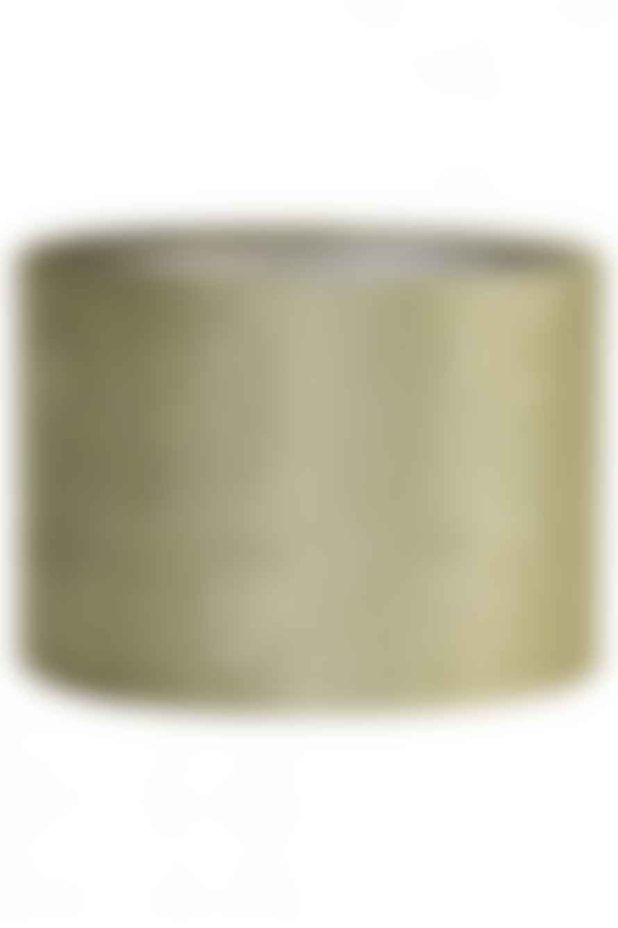 The Home Collection Cylinder Shade Gemstone Olive 30cm