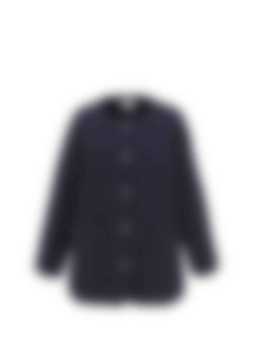 FRNCH Quilted Anna Jacket - Navy