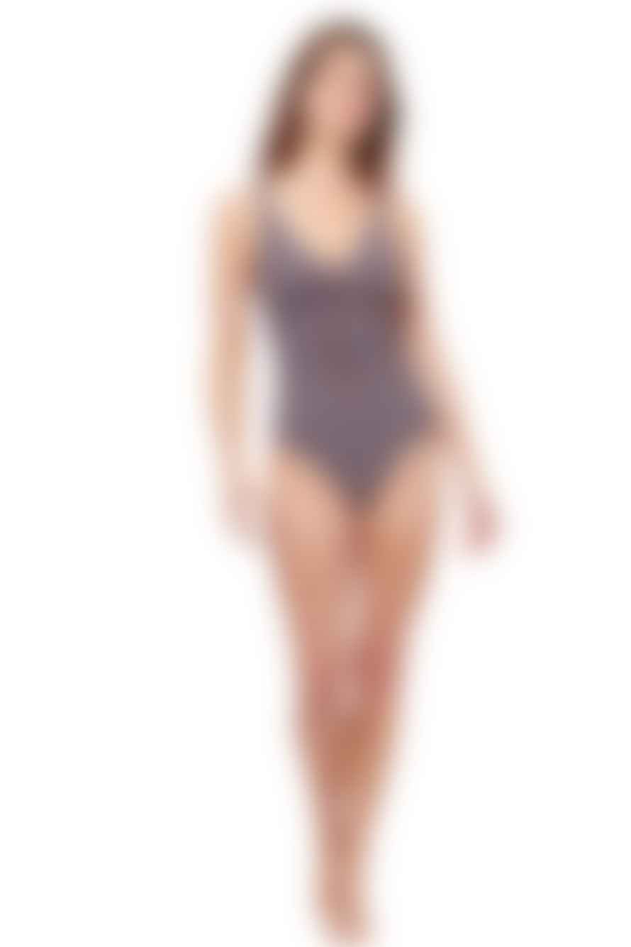 Gottex E24092d31 Let It Be Swimsuit In Navy And Orange