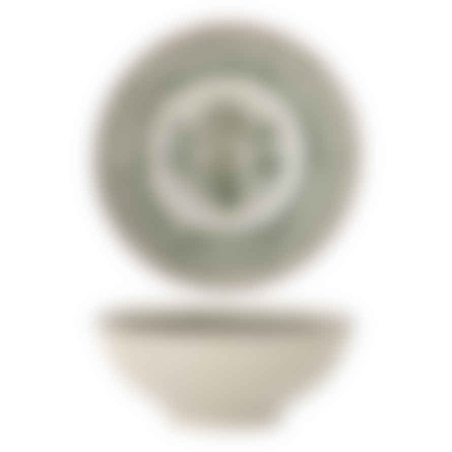 Bloomingville Heikki Bowl Small - Green Stoneware