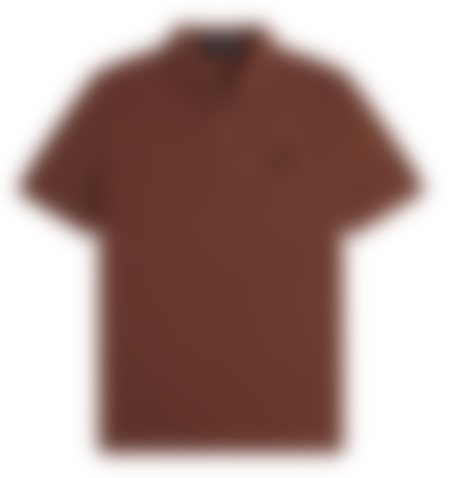 Fred Perry Reissues Original Plain Polo Whiskey Brown & Black