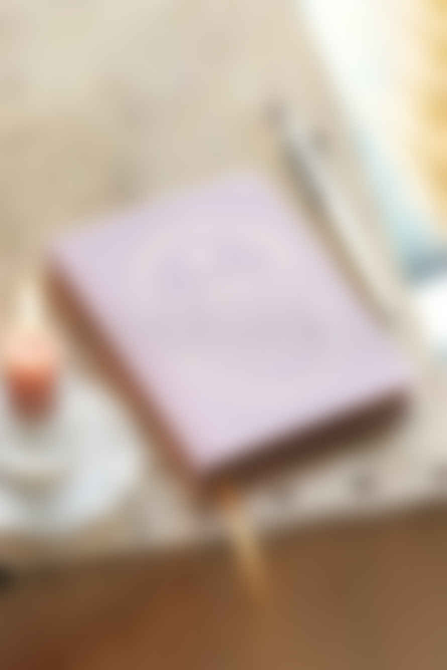 Lisa Angel Pink Sun & Moon Fabric Notebook