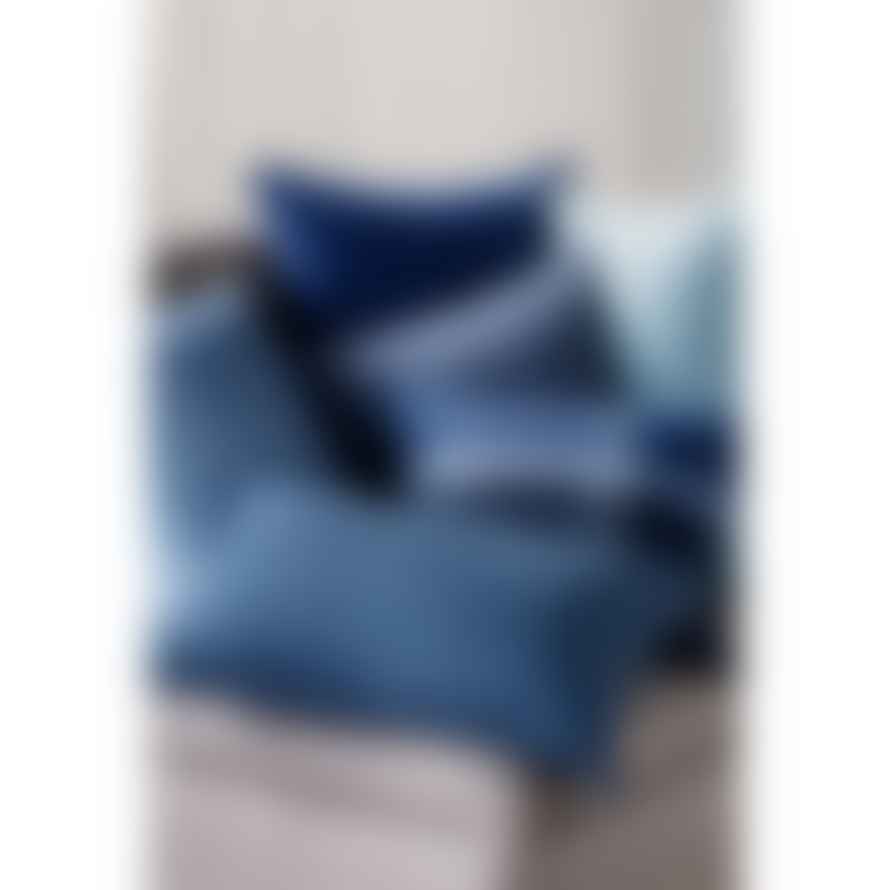 Elvang Denmark Horizon Cushion Cover 40x60cm In Dark Blue In 50% Alpaca & 40% Sheep Wool
