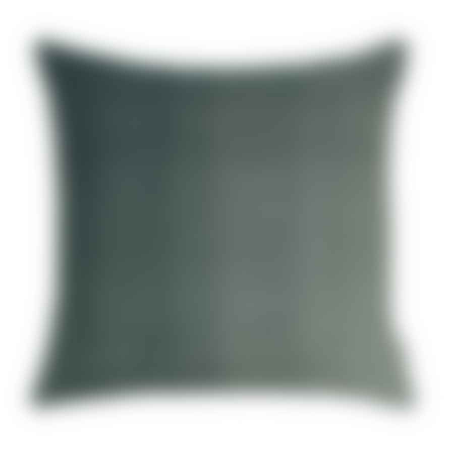 Elvang Denmark Horizon Cushion Cover 50x50cm In Evergreen In 50% Alpaca & 40% Sheep Wool