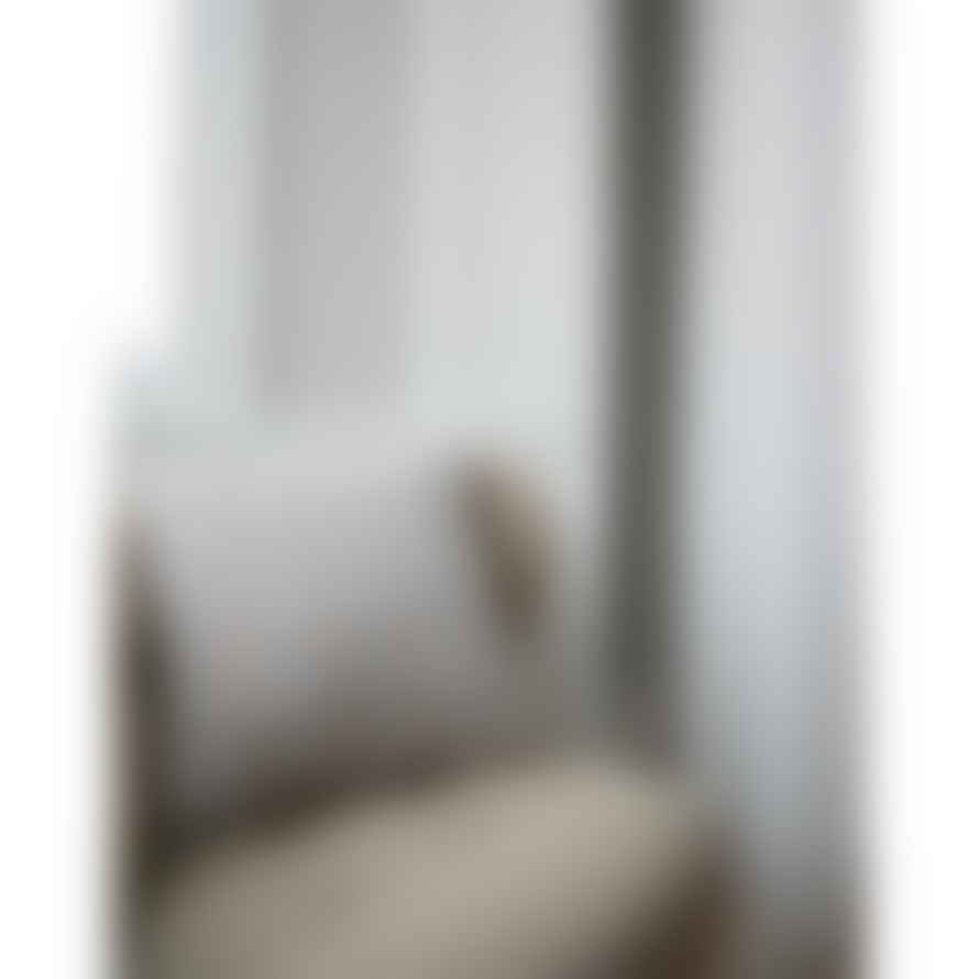 Elvang Denmark Dahlia Cushion Cover 50x50cm In Light Grey In 80% Organic Cotton & 20% Linen