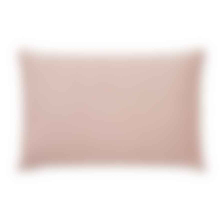 Elvang Denmark Daisy Cushion Cover 30x50cm In Rose In 80% Organic Cotton & 20% Linen