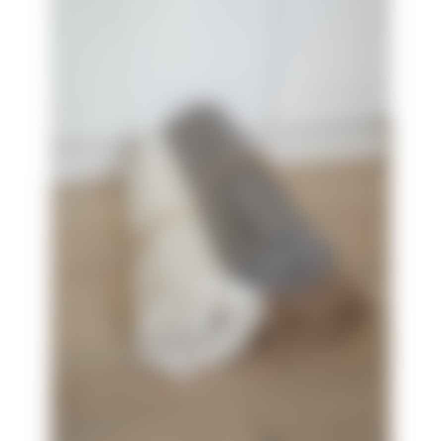 Elvang Denmark Hazelnut Floor Rug 60x180cm In Light Grey In 90% Upcycled Fibres & 10% Jute