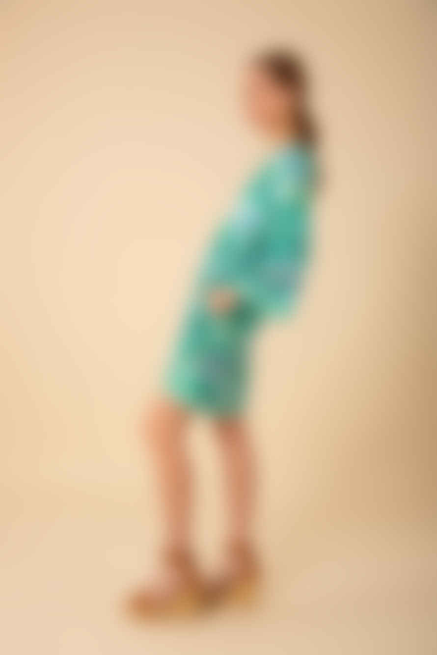 Hale Bob Elliana Jersey Dress - Turquoise