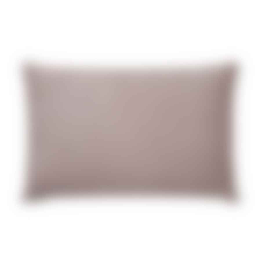 Elvang Denmark Daisy Cushion Cover 30x50cm In Light Plum In 80% Organic Cotton & 20% Linen