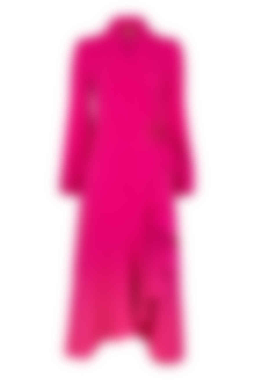 Cras Lotus Dress - Fuchsia Pink