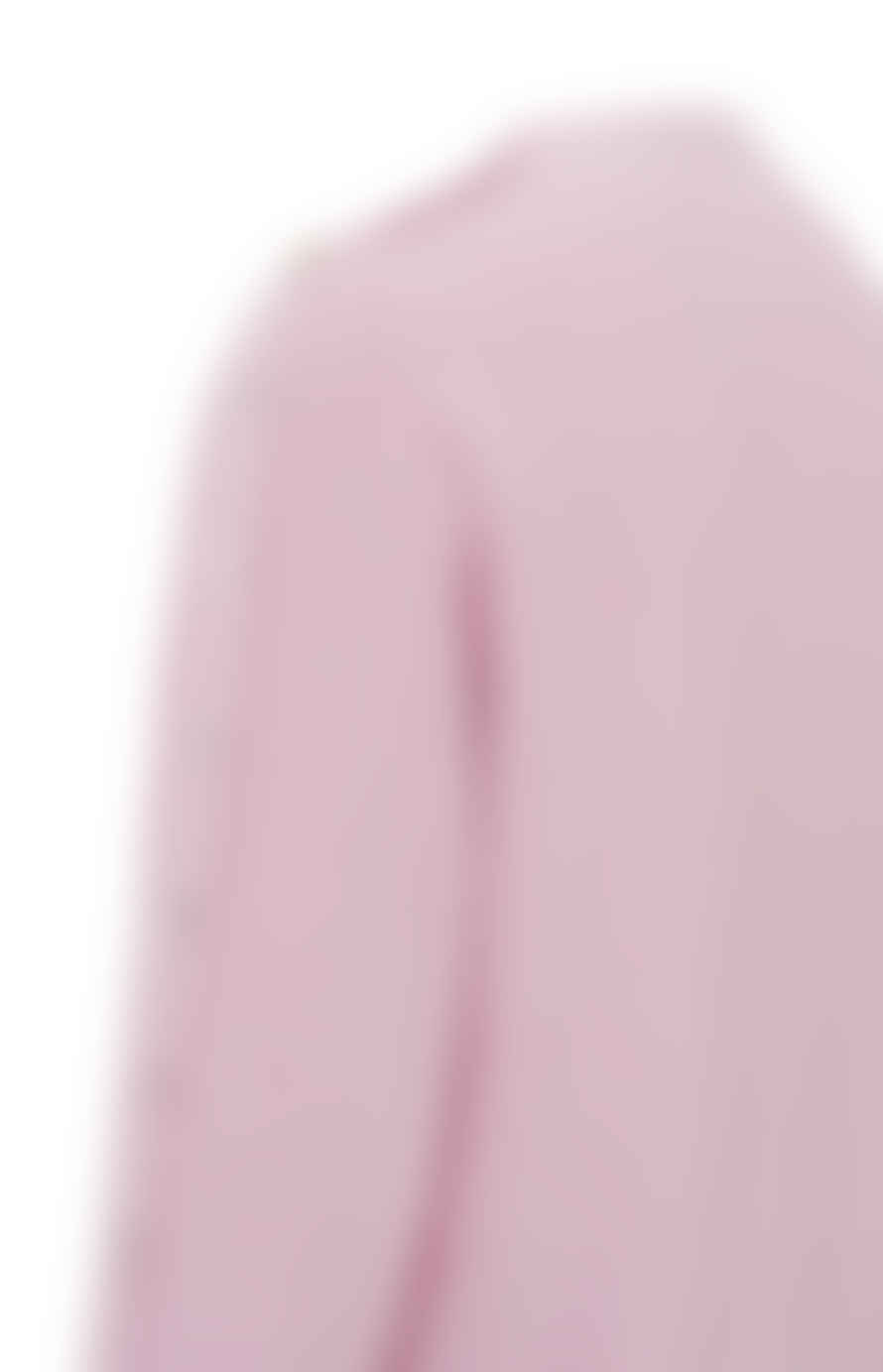Yaya Lady Pink Melange Button Detail Jumper