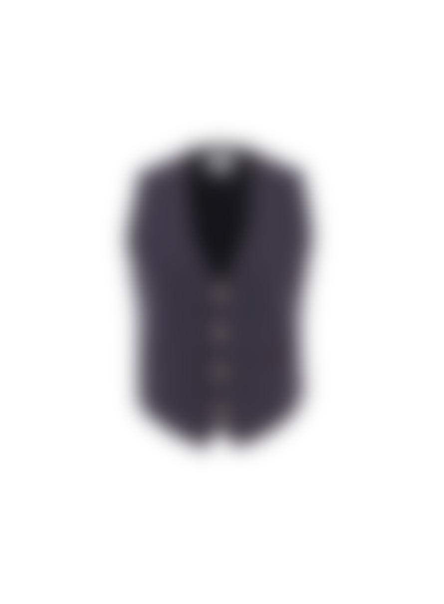 FRNCH Alix Waistcoat In Bleumarine From