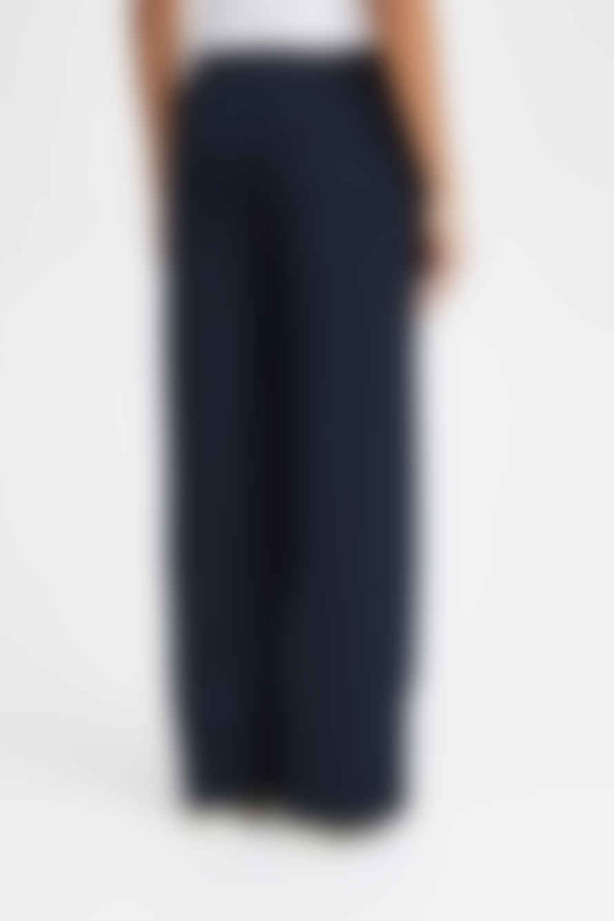 ICHI Ihkate Sus Long Wide Pant - Total Eclipse