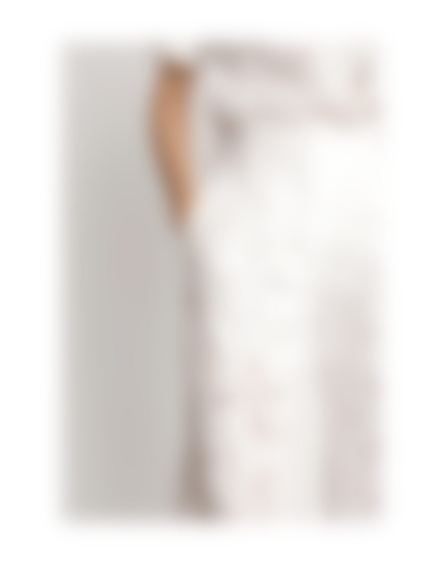 Munthe Munthe Eileen Floral Embroidered Sheer Trousers Size: 8, Col: White