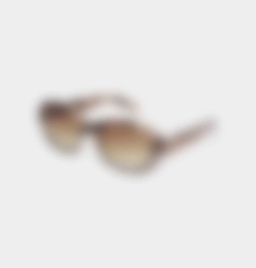 A.Kjaerbede  A.kjaerbede Anma Sunglasses In Coquina / Grey Transparent