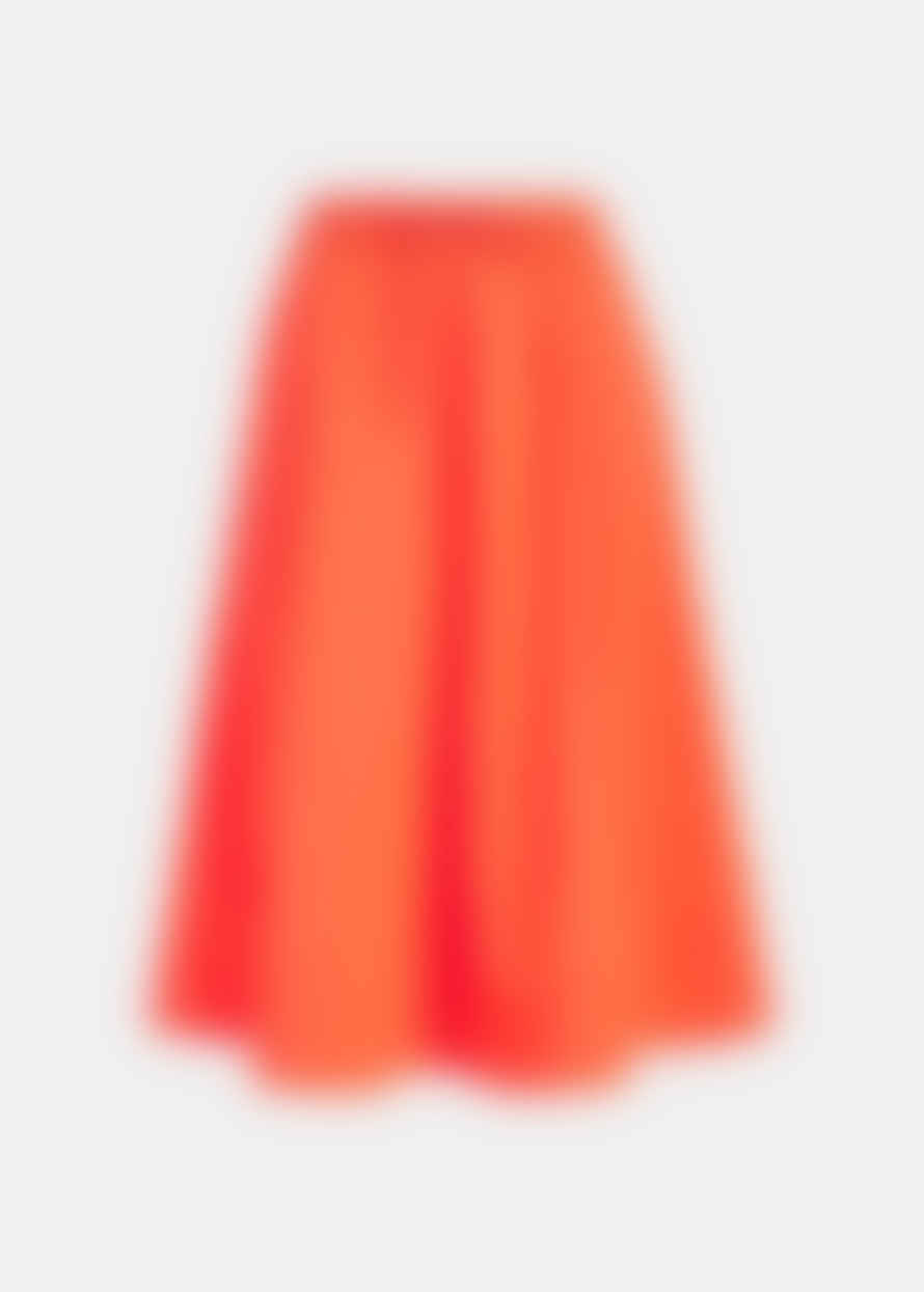 Essentiel Antwerp Orange Midi Skirt