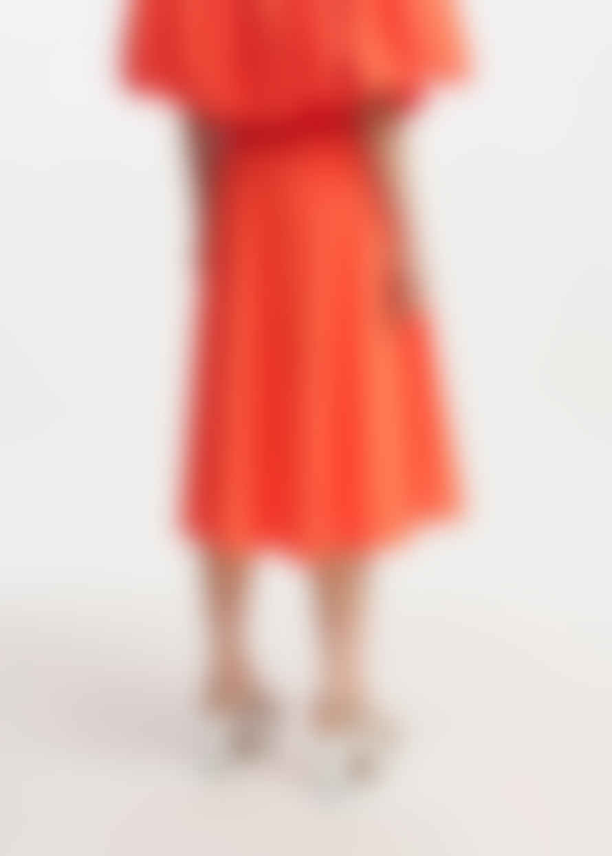 Essentiel Antwerp Orange Midi Skirt