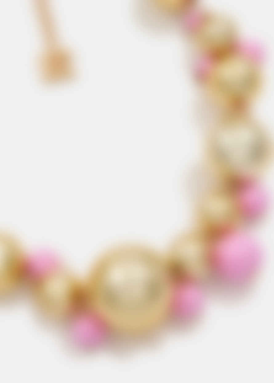 Essentiel Antwerp Felicita Necklace - Gold Pink