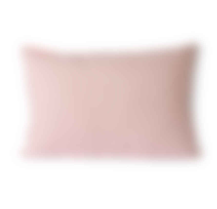 HK Living Striped Velvet Cushion | Pink + Red