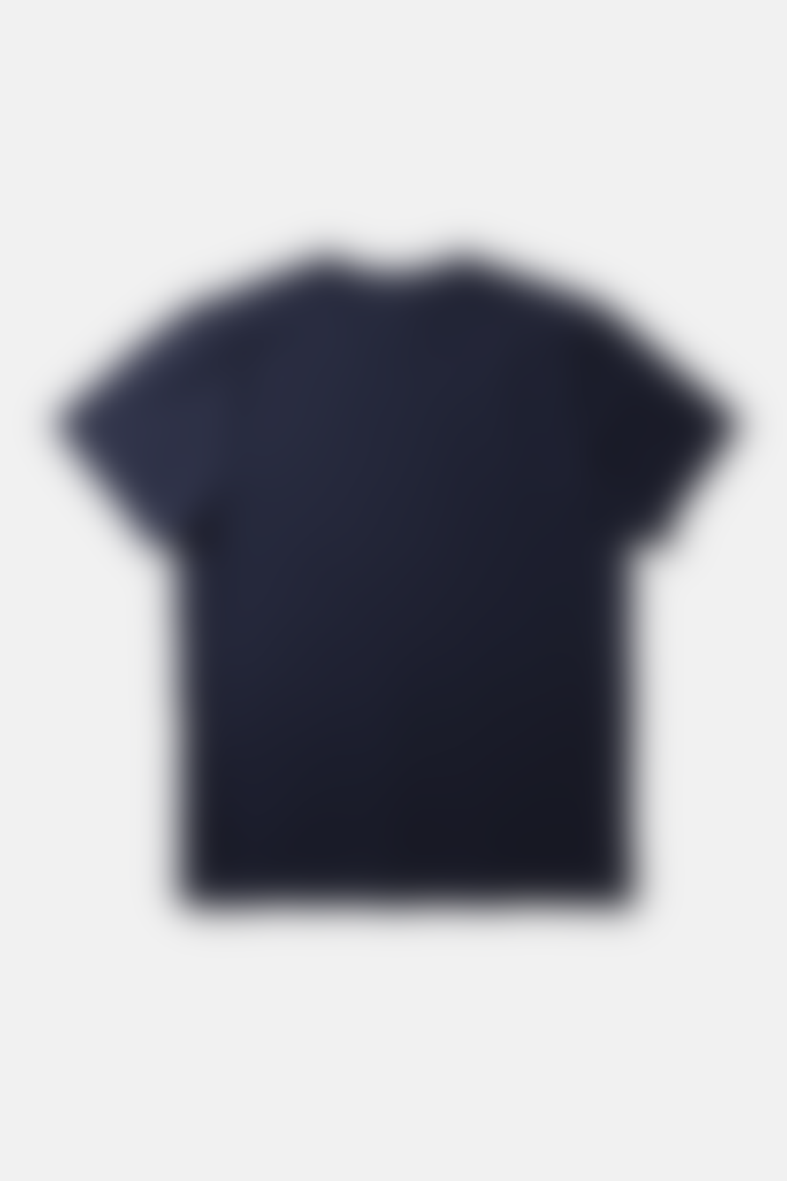 Edmmond - Boris T-shirt Plain Navy