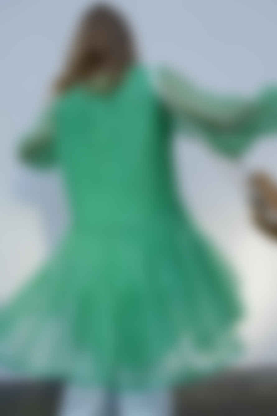Stella Nova Bright Mint Sequins Mini Dress