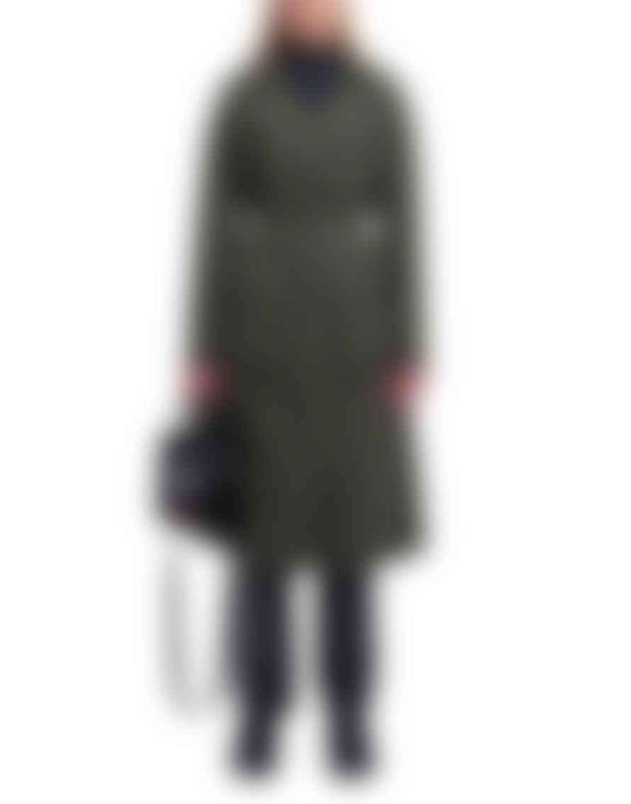 Stutterheim Raincoat For Woman 3250 Suede Green