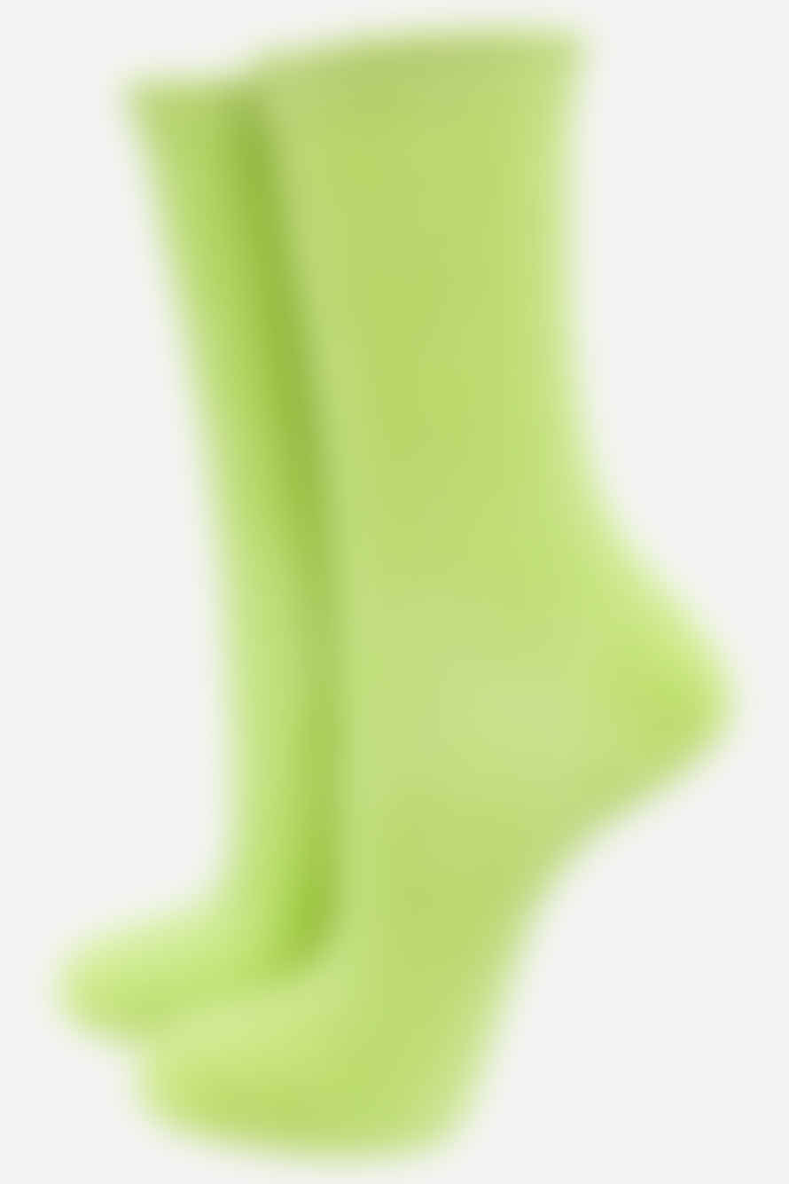 Miss Shorthair Ltd Scalloped Cotton Glitter Ankle Socks