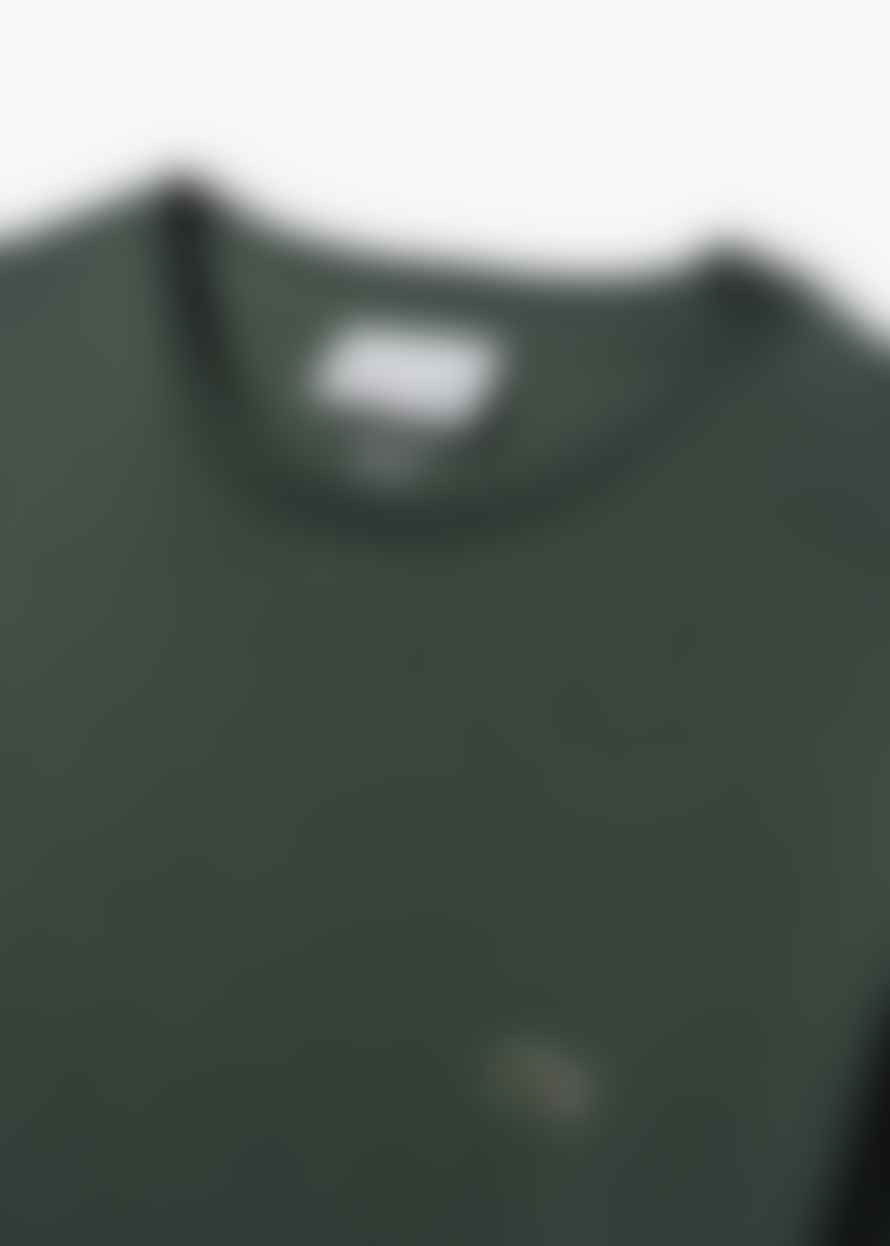 Lacoste Lacoste Mens Pima Cotton T-shirt In Green
