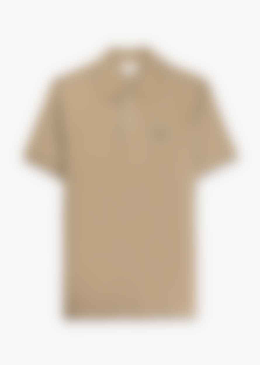 Lacoste Mens Classic Pique Polo Shirt In Beige