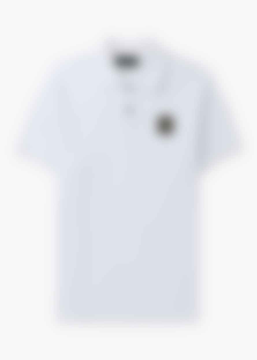 Belstaff Mens Short Sleeve Polo Shirt In White