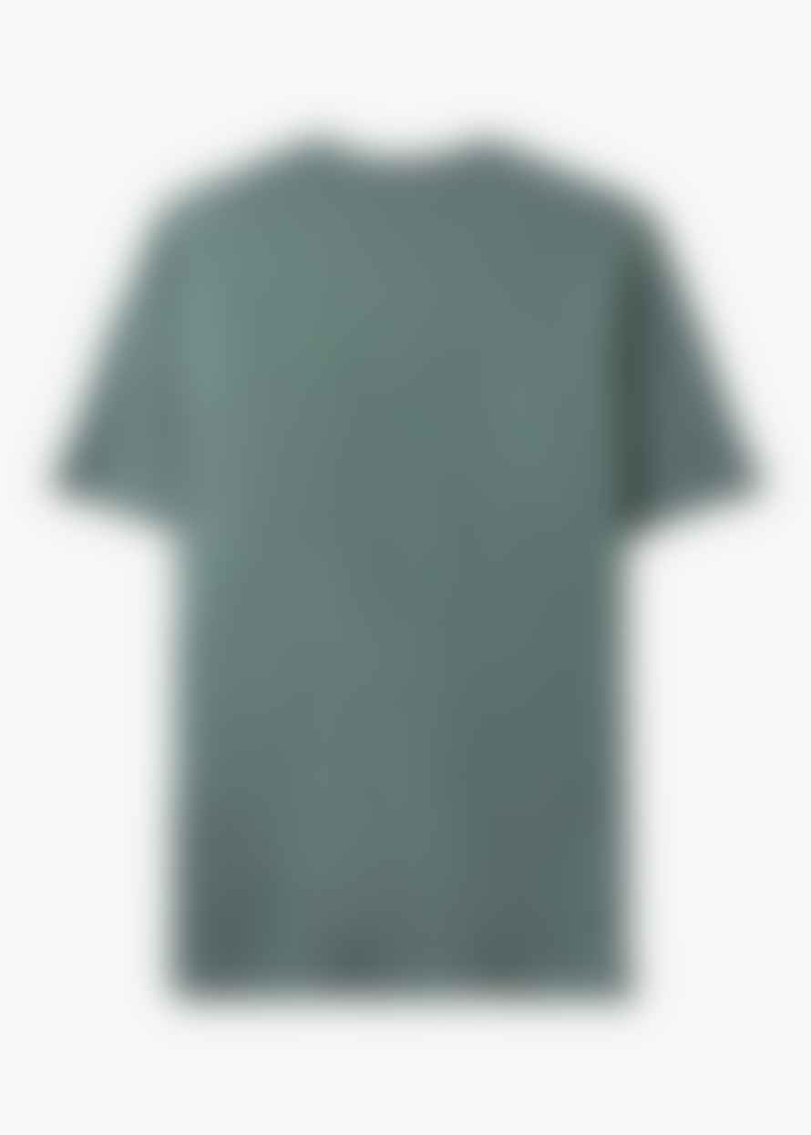 Belstaff Mens Short Sleeve T-shirt In Mineral Green