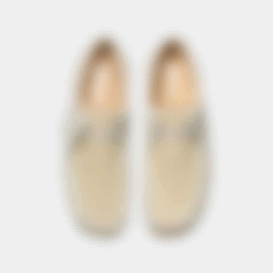 Clarks Originals Wallabee Shoes - Off White Mesh