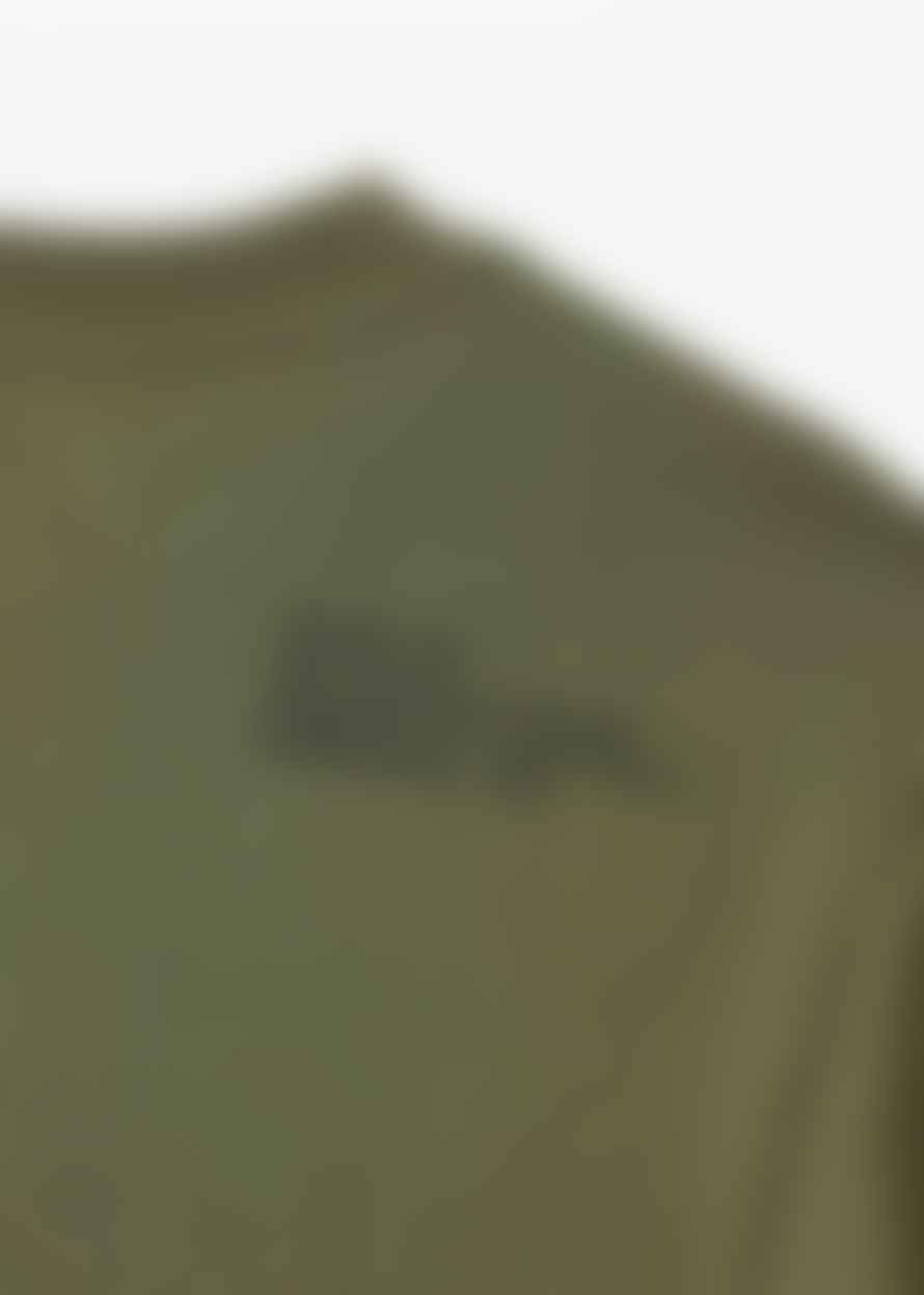 Replay Mens Crewneck Sweatshirt In Light Military Green