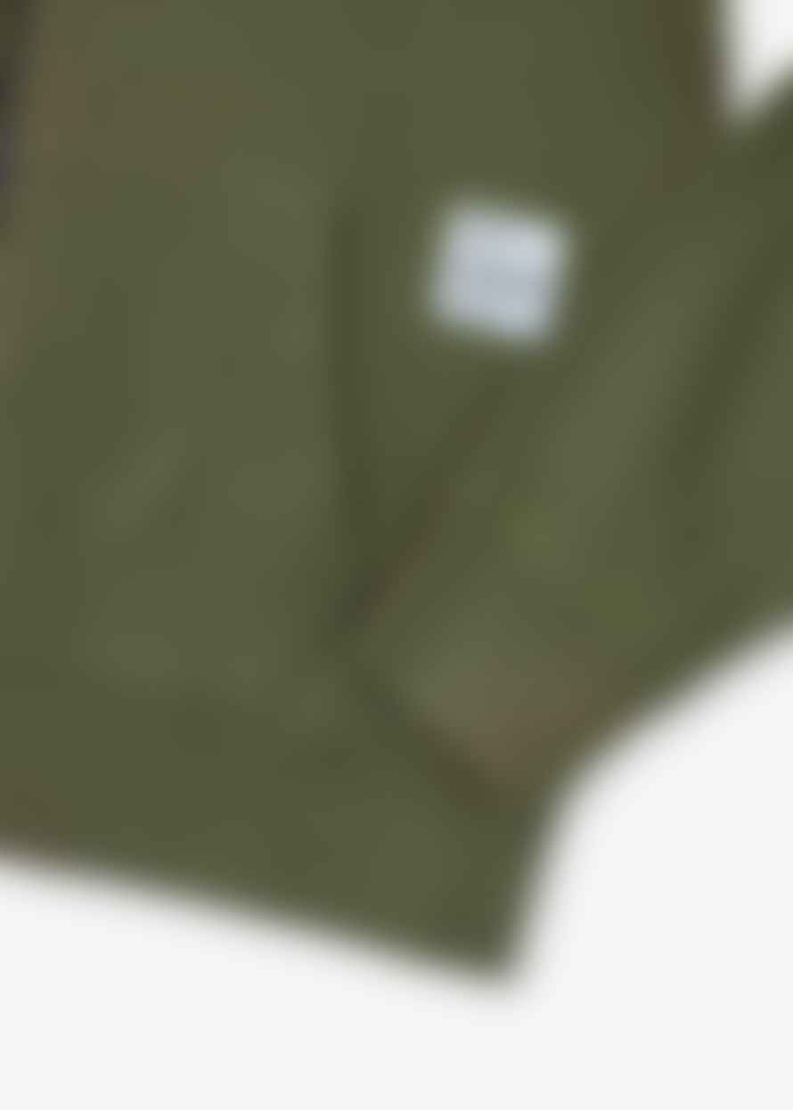 Replay Mens Zip Sweatshirt In Light Military Green