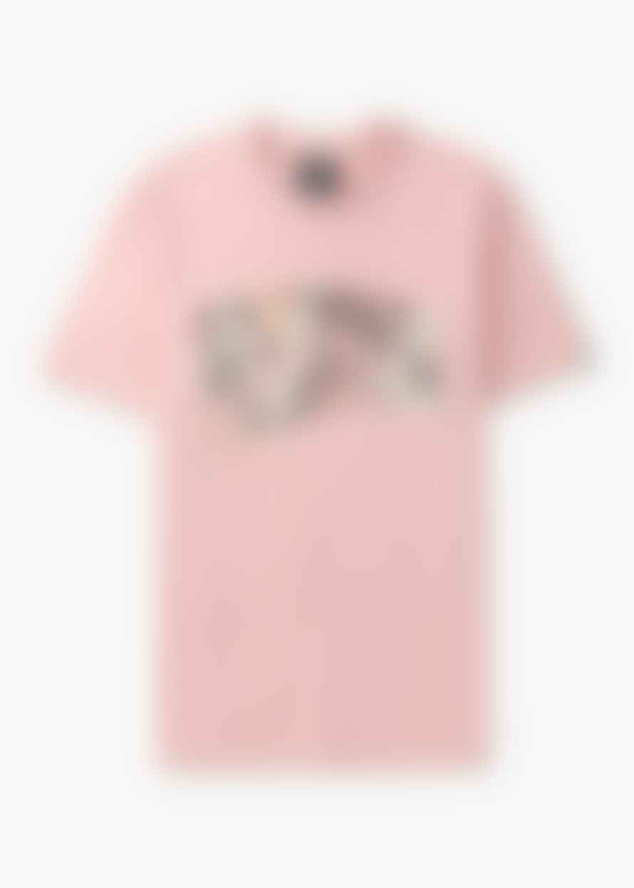 Billionaire Boys Club Mens Camo Arch Logo T-shirt In Pink