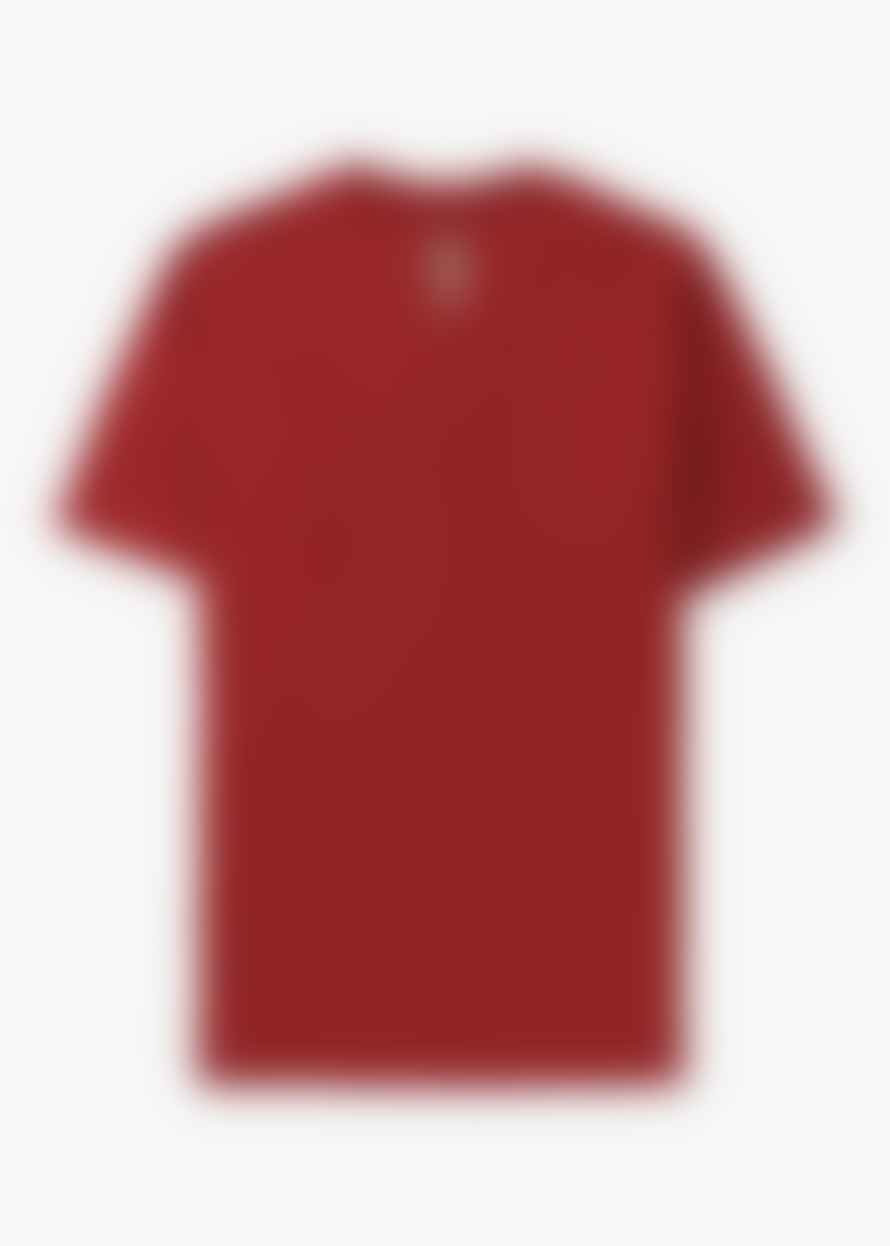 Billionaire Boys Club Mens Duck Camo Arch Logo T-shirt In Red