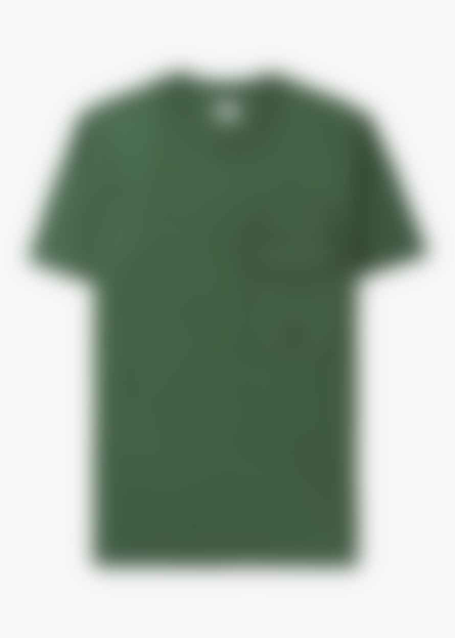 C.P. Company Mens 20/1 Jersey Flap Pocket T-shirt In Green