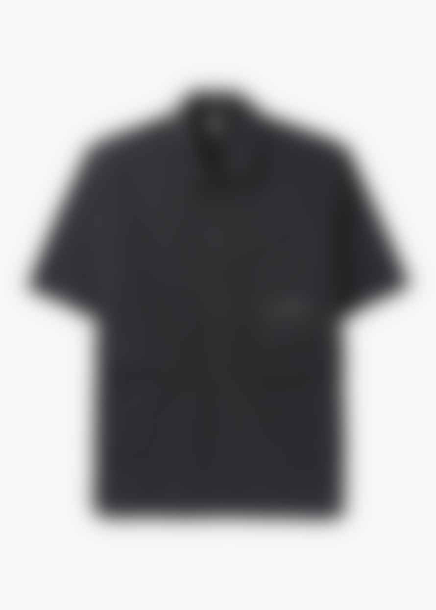 C.P. Company Mens Popeline Pocket Shirt In Black