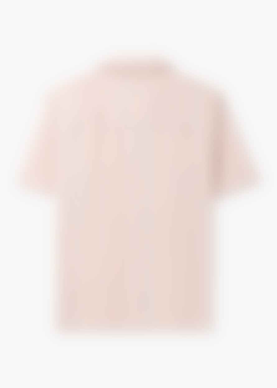 Wax London Mens Didcot Pastel Stripe Short Sleeve Shirt In Pink