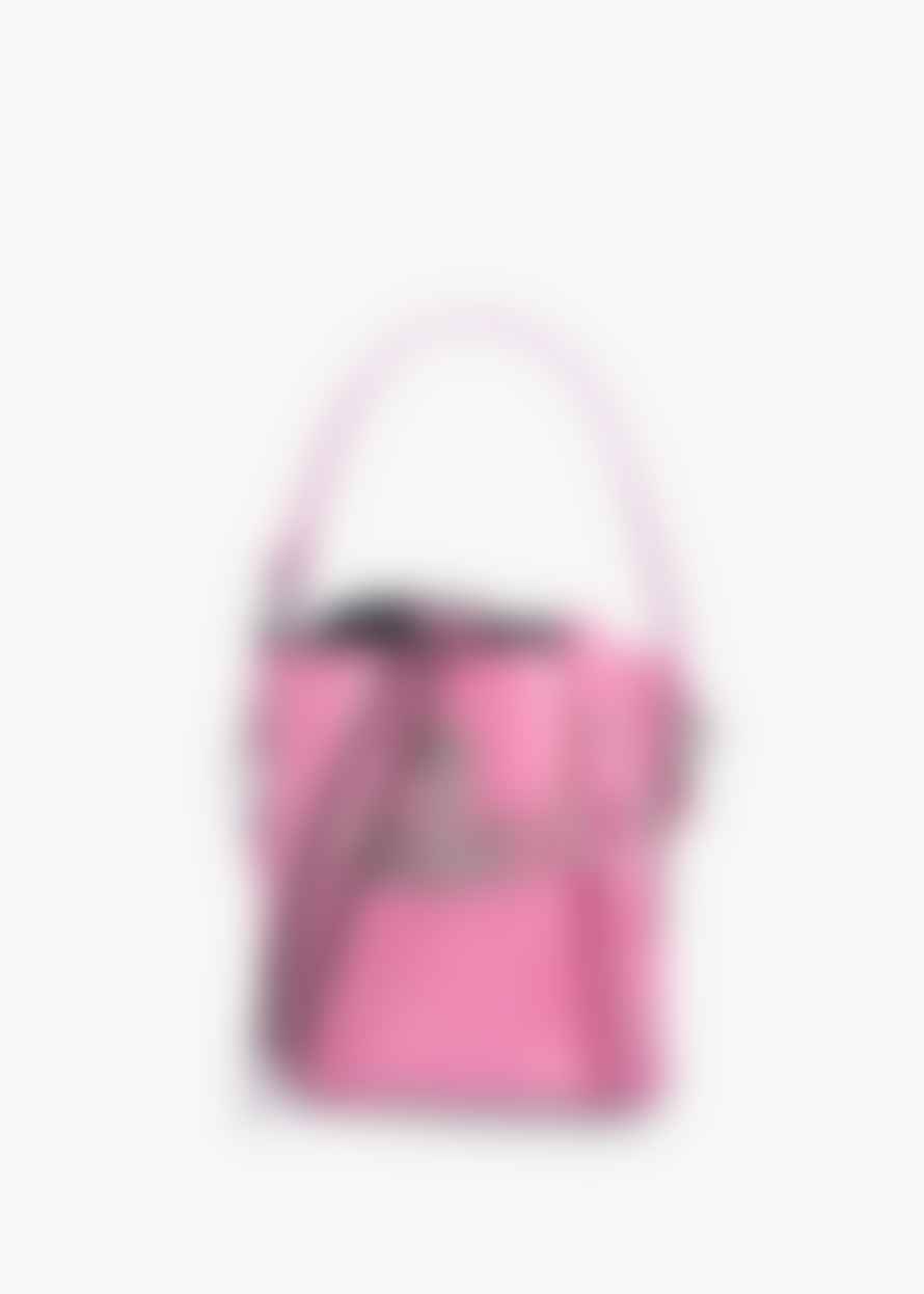 Vivienne Westwood  Womens Small Daisy Leather Drawstring Bucket Bag In Pink Patent